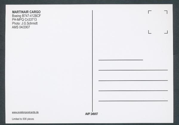 MARINAIR CARGO, Boeing B747-412BCF