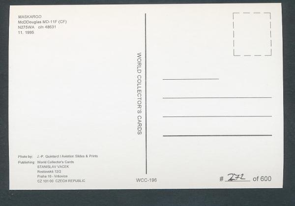 MASKARGO, McDDouglas MD-11F