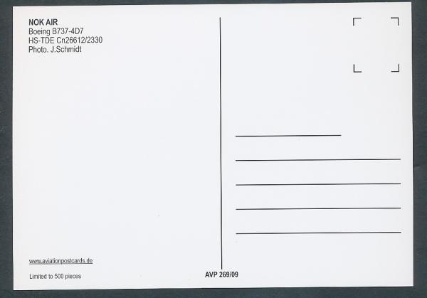 NOK AIR, Boeing B737-4D7