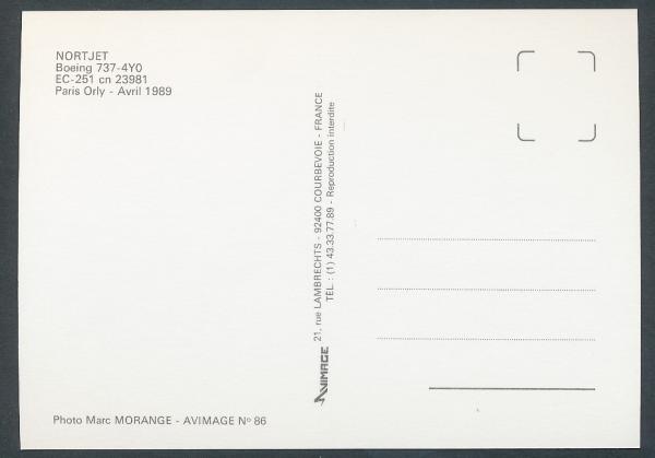 NORTJET, Boeing 737-4Y0