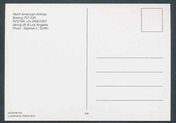 NORTH AMERICAN AIRLINES, Boeing 757-23A