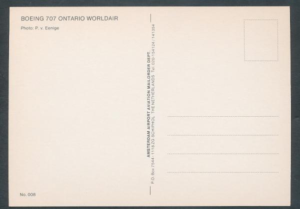 ONTARIO WORLDAIR, Boeing 707