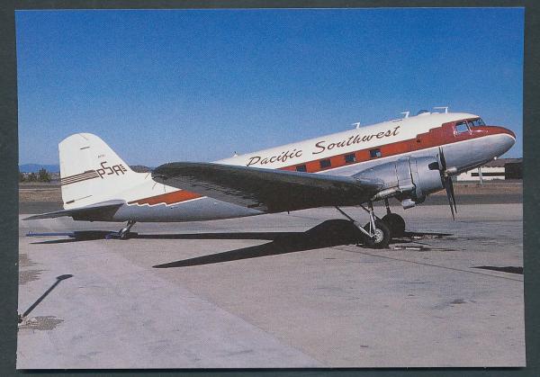 PACIFIC SOUTHWEST AIRLINES,  DC-3