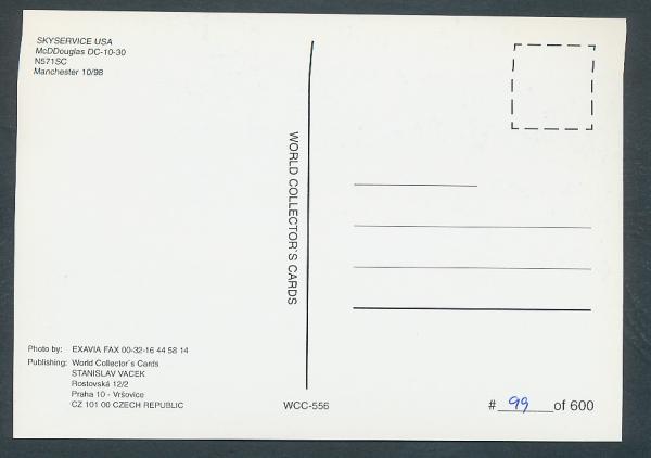 SKYSERVICE USA, McDDouglas DC-10-30