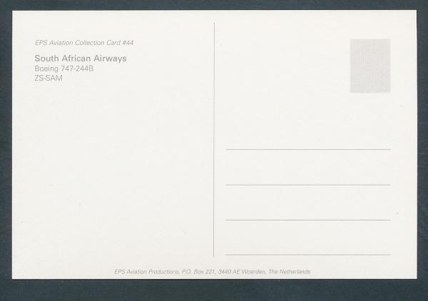 SOUTH AFRICAN AIRWAYS, Boeing 747-244B