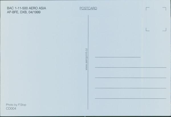 AERO ASIA, Bac 1-11-500