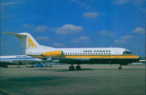 AIR ANGLIA, Fokker F-28-1000