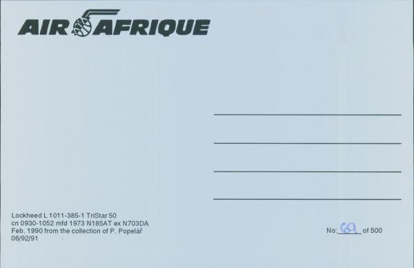 AIR AFRIQUE, Lockheed L 1011-385-1 TriStar 50