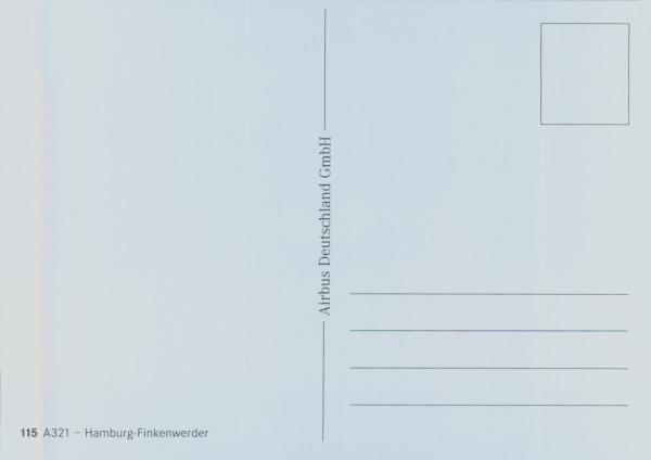 Airbus Deutschland GmbH  A 321 Hamburg-Finkenwerder