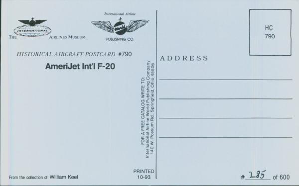 AmeriJet Int`l F-20