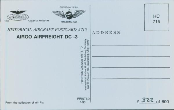 AIRO AIRFREIGHT DC -3