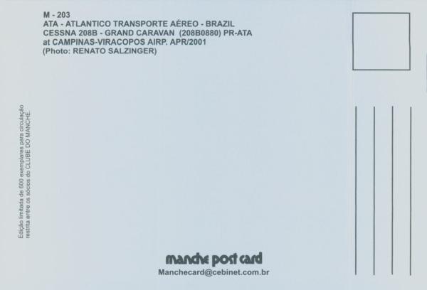 ATA Atlantico Transporte Aereo-Brazil, Cessna 208B