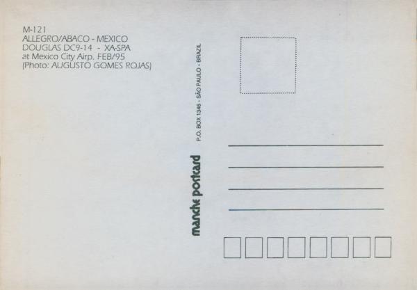 ALLEGRO/Abaco Mexico, Douglas DC 9-14