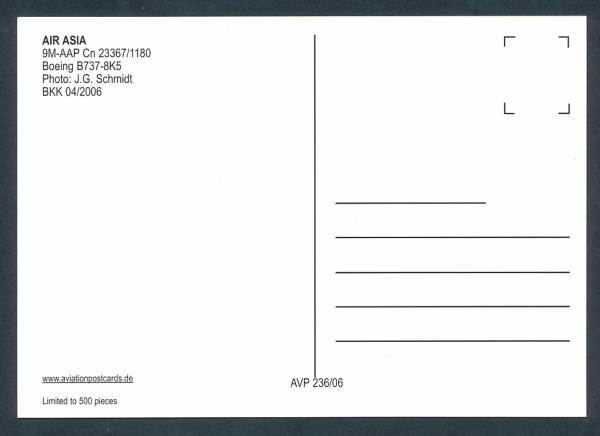 AIR ASIA, Boeing B737-8K5