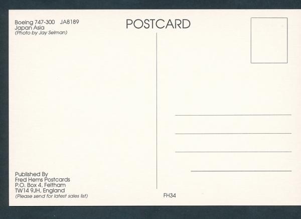 Japan Asia Boeing 747-300