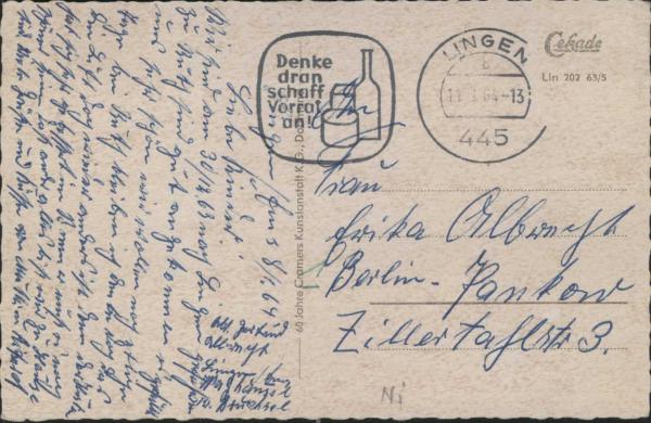 Lingen 49808 Hafen, Rathaus u.a.