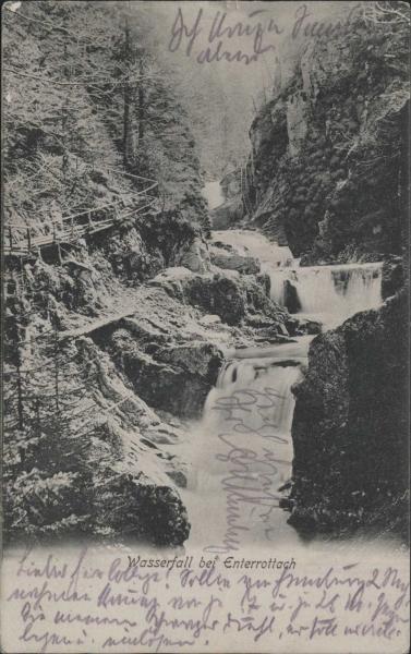 Rottach Egern 83700 Wasserfall bei Enterrottach (1906)