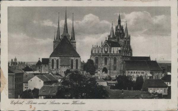 Erfurt 99084  Dom und Severi (1935)