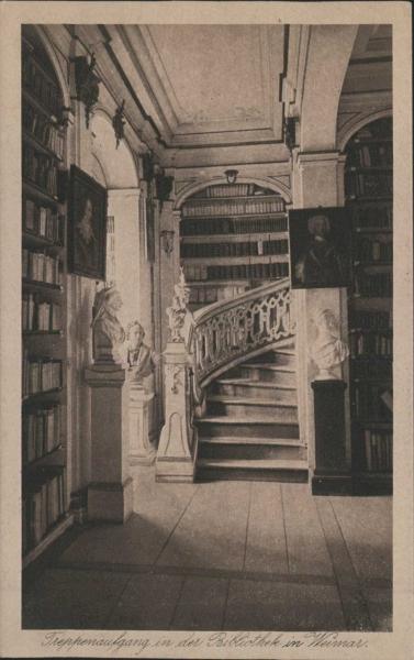 Weimar 99423 Treppenaufgang Bibliothek i. Weimar