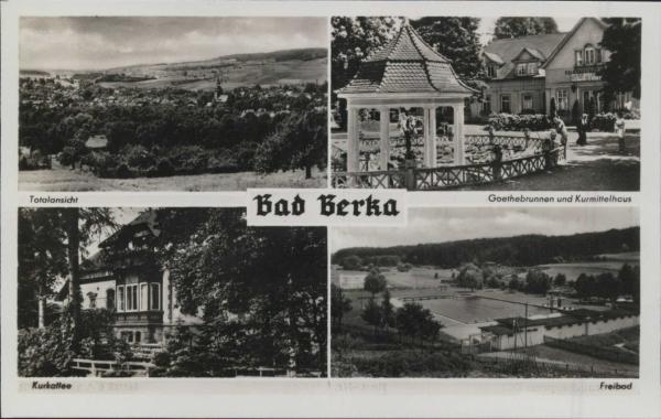 Bad Berka 99438  Freibad, Goethebrunnen u.a.