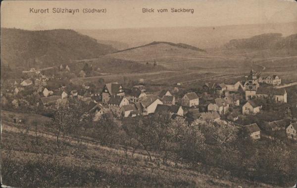 Sülzhayn 99755 Blick v. Sackberg