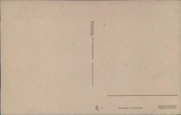 Eisenach 99817 die Wartburg, die Rüstkammer