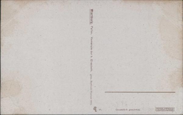 Eisenach 99817 die Wartburg, Kemenate d.h. Elisabeth