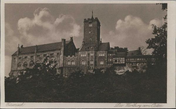 Eisenach 99817 die Wartburg von Osten