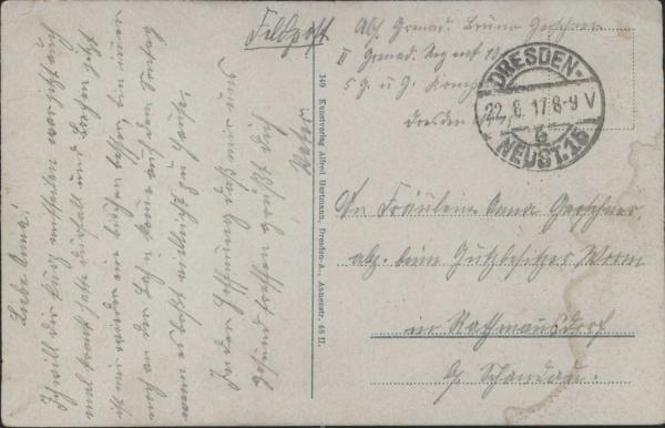 Dresden-Loschwitz  Drahtseilbahn (1917)