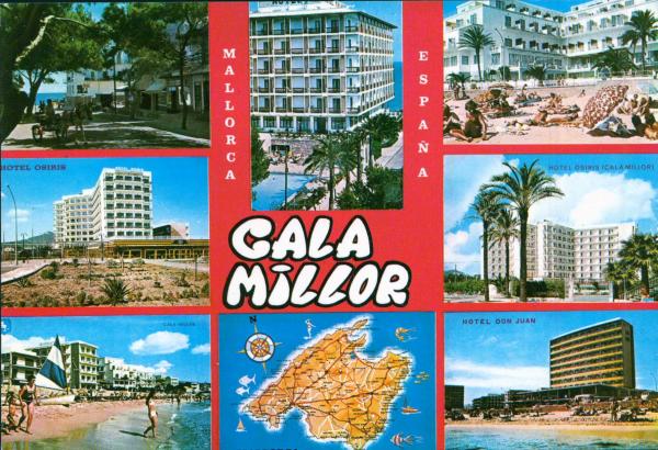 Mehrbildkarte von Cala Millor - Mallorca
