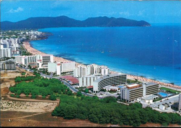 Lufbildkarte von Cala Millor - Mallorca