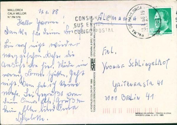 Lufbildkarte von Cala Millor - Mallorca